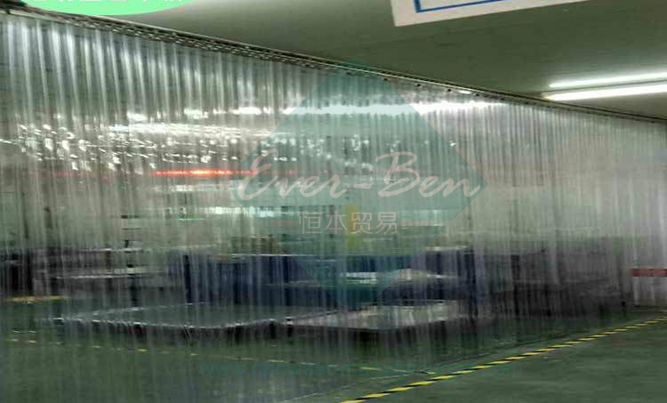 Freezer Curtain Strips-Clear PVC Curtain Strips